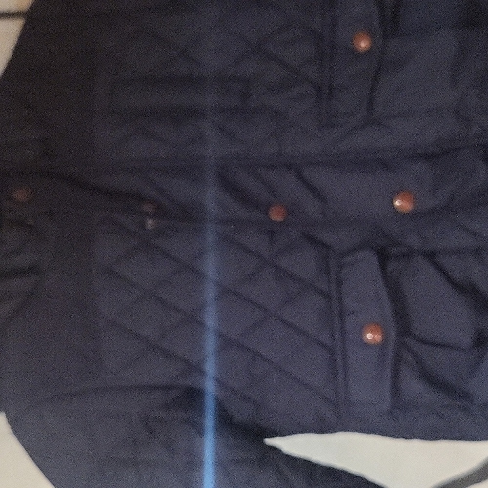Navy blue boys Fall/winter coat - Picture 2 of 4